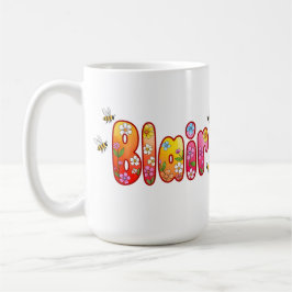 Blair - Floral and Bee Design Mug Kaffemugg