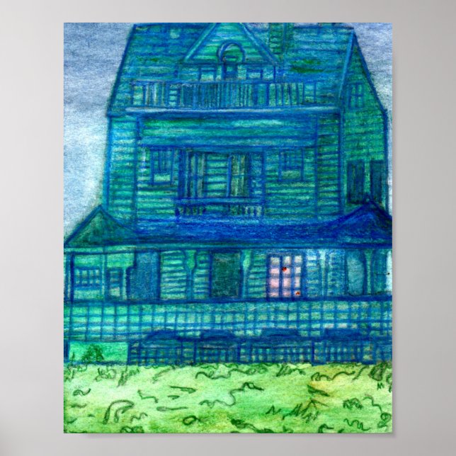 Blair House 8 x 10-kort, Lagrar-utskrift Poster (Framsidan)