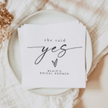 BLAIR Minimalist Boho Hon Sa Ja Bröllopsdusch