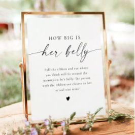 BLAIR Modern Boho: Hur stor är hennes Belly Baby? Poster