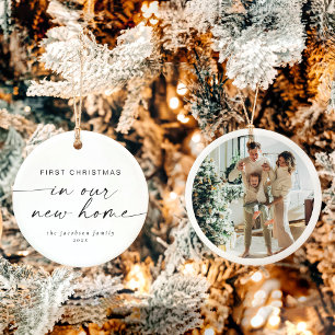 BLAIR Modern minimal första jul i vårt nya hem Julgransprydnad Keramik