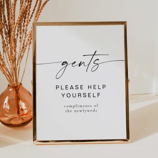 BLAIR Modern Minimalist Gents Bathroom Toiletry Poster (Skapare uppladdad)