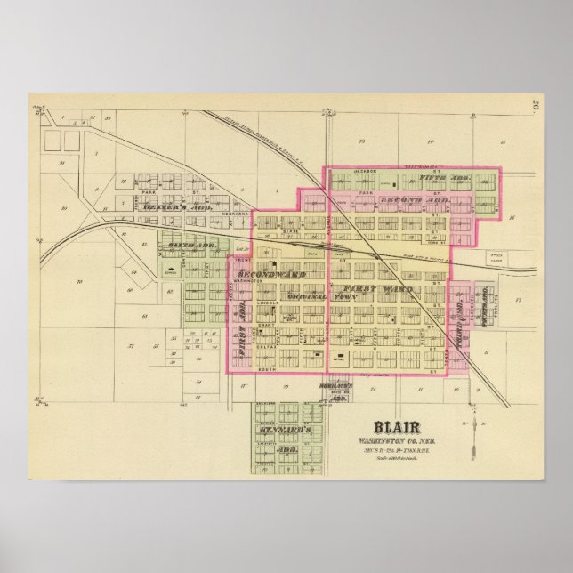 Blair, Nebraska Poster (Framsidan)