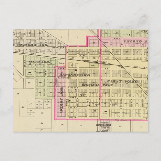 Blair, Nebraska Vykort (Framsida)