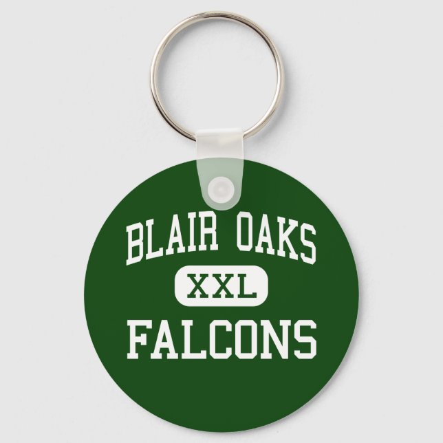 Blair Oaks - Falcons - High - Jefferson City Nyckelring (Framsida)