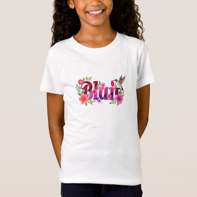 Blair - Personalised Shirt  - For Kids T (Framsida)