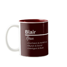 Blair Personlig Namn Kaffe Mugg