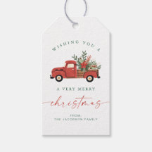 BLAIR Scandinavian Red Car Tree Christmas