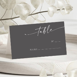 BLAIRE Modern Calligraphy Bröllop bordsnummer Placeringskort