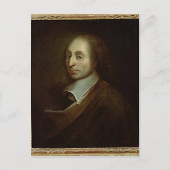 Blaise Pascal C.1691 Vykort (Framsida)