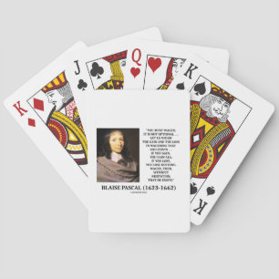 Blaise Pascal Gain Loss Wagering God finns citat Casinokort