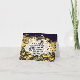 Blaise Pascal Inspirational Quote "in trust" Tack Kort