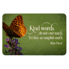 Blaise Pascal Inspirational Quote "Kind ord" Magnet