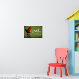 Blaise Pascal Inspirational Quote "Kind ord" Poster