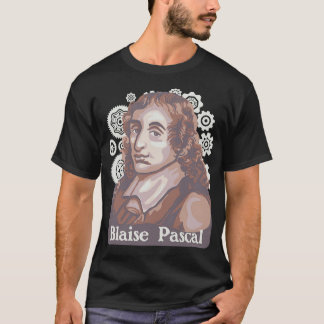 Blaise Pascal Porträtt T Shirt