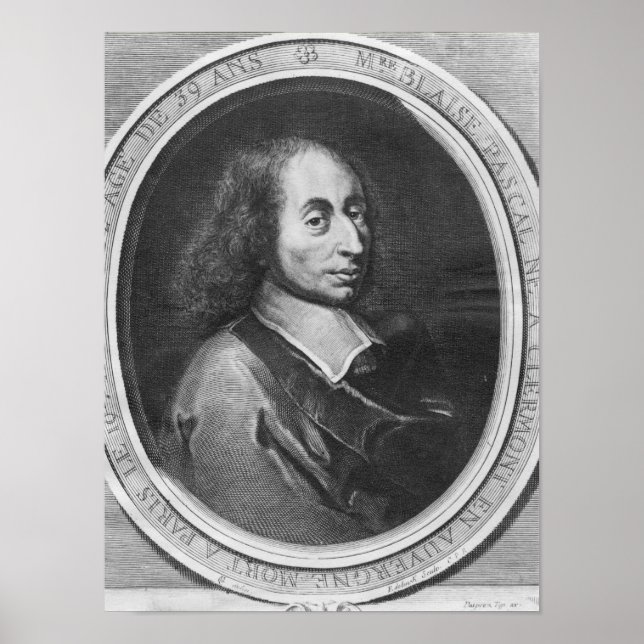 Blaise Pascal Poster (Framsidan)