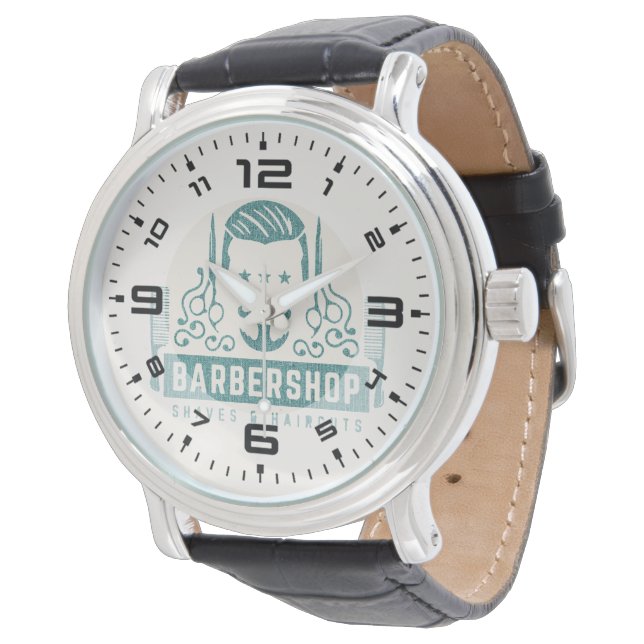Blåjeans struktur armbandsur (Vinklad)
