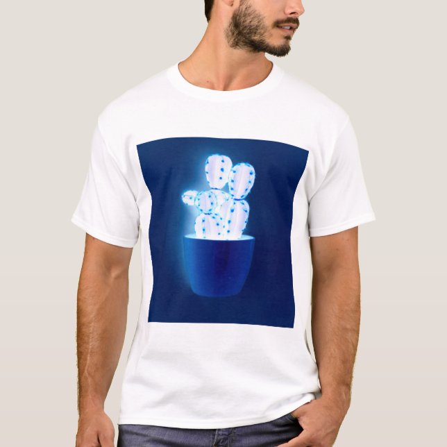 Blåkaktus T Shirt (Framsida)