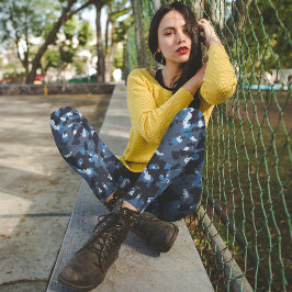 Blåkamera Leggings