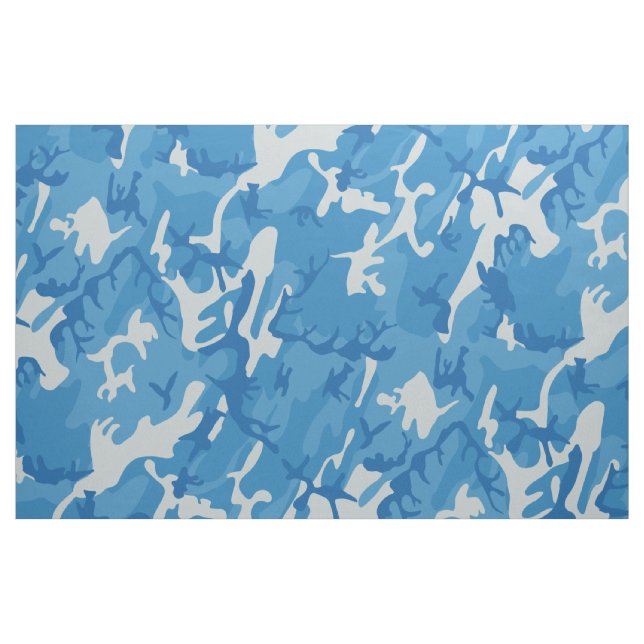 Blåkamouflage (Ocean Sea Camouflage) Fabric Tyg (Fat Quarter)