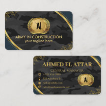 Blåkamouflage Professionell Guld