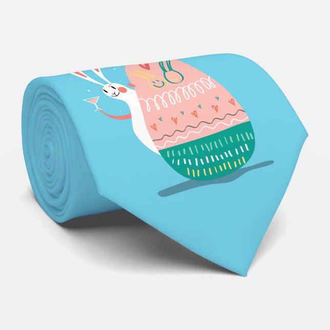 Blåkanttunna och Påskägg Slips (Rullad)