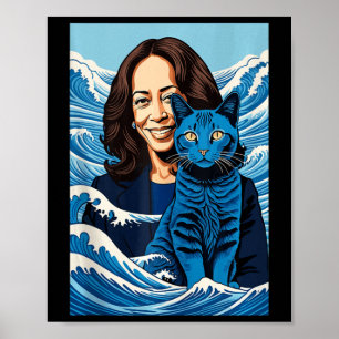 Blåkatternas våglängd för Kamala Funny Kamala Harr Poster