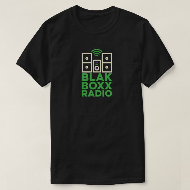 BLaKBoXXRadio Black Tee (Design framsida)