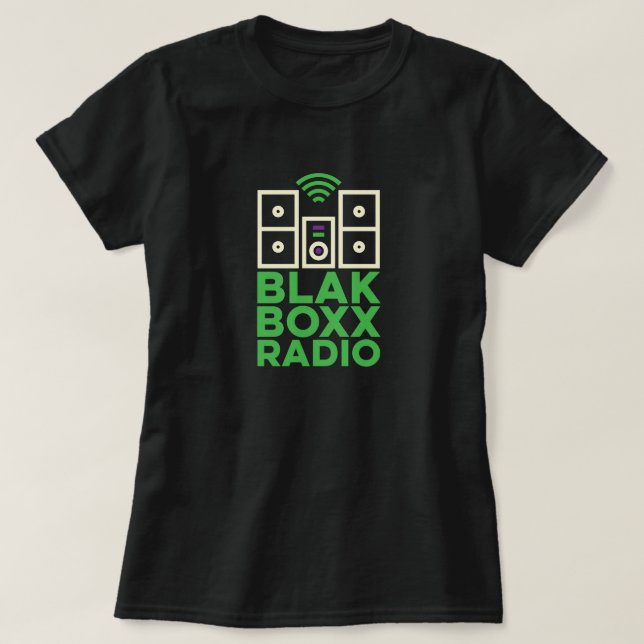 BLaKBoXXRadio Black Women's Tee (Design framsida)