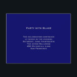 Blake Blue Silver Pub Mitzvah Recept Inbjudningar<br><div class="desc"></div>
