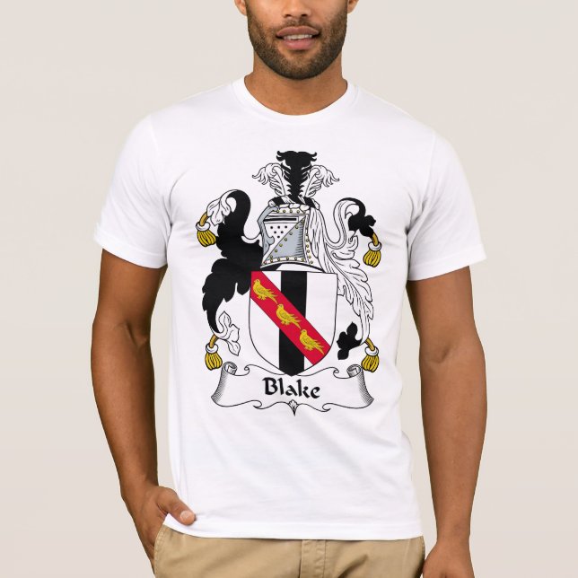 Blake familjvapensköld t-shirt (Framsida)