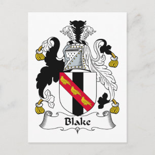 Blake Family Crest Vykort