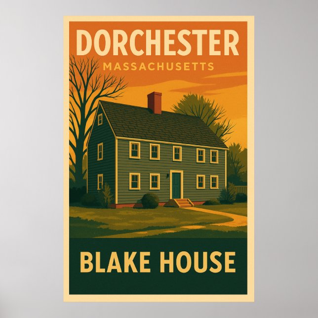Blake House Travel Poster (Framsidan)