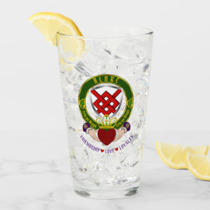 Blake Irish Shield & Claddagh Beer Glaskopp