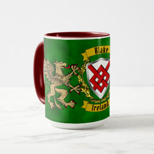 Blake Irish Shield & Griffins Personlig Mugg