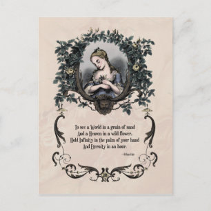 Blake "To See a World" Viktorian Postcard Vykort