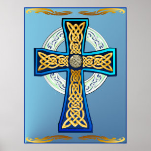 Blåkeltiska Kor Poster