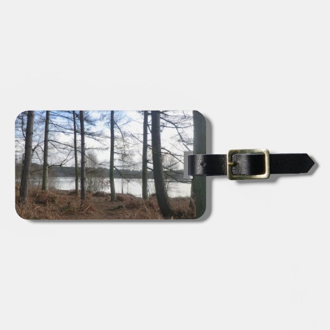 Blakemere Moss i den Delamere skogen Bagagebricka (Horisontell Framsida)