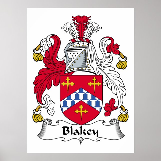 Blakey Family Crest Poster (Framsidan)