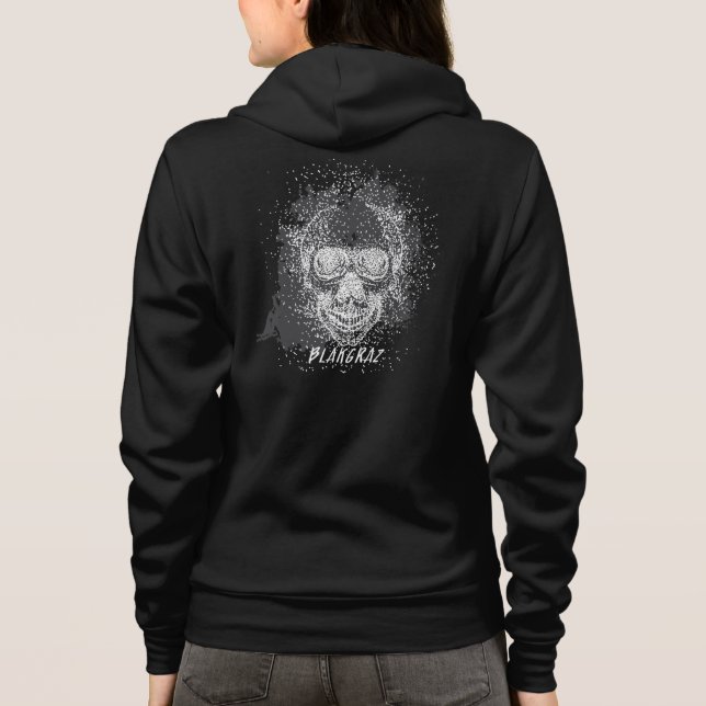 Blakgraz Chaotic Skull T-Shirt (Baksida)