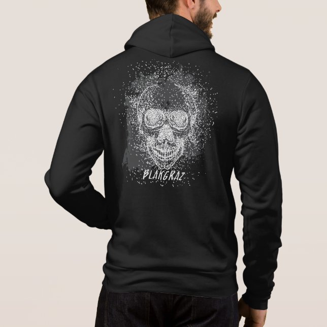 Blakgraz Chaotic Skull T Shirt (Baksida)