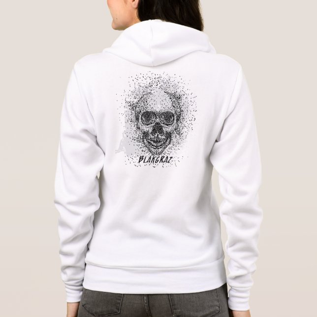 Blakgraz Chaotic Skull T Shirt (Baksida)