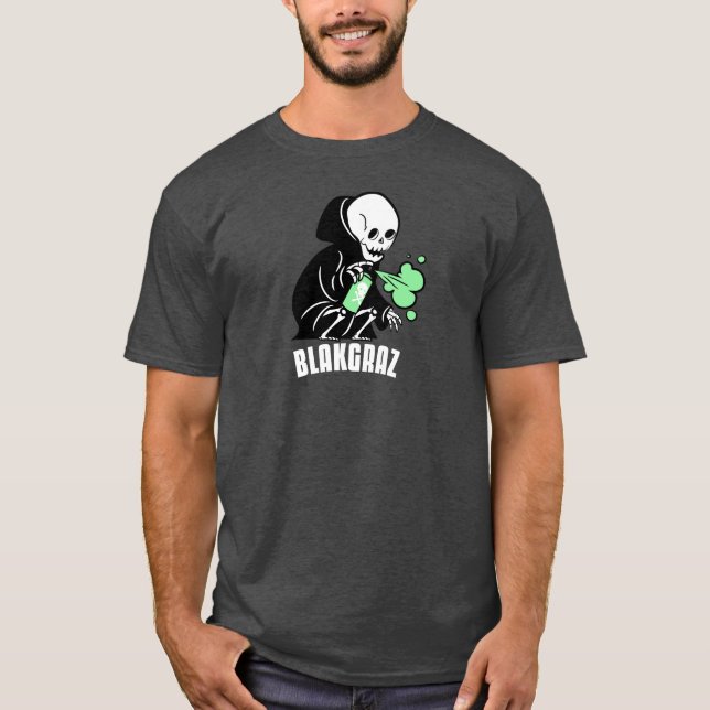Blakgraz Grim Reaper T-Shirt (Framsida)