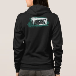 Blakgraz-Grönt och vitfärgad pensel T-Shirt