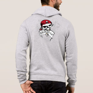 Blakgraz Pirat Skull Hoodie T Shirt