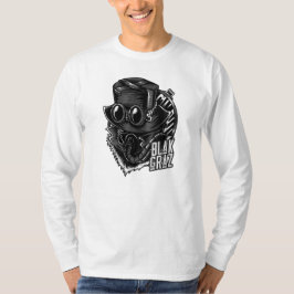 Blakgraz Steampunk Hat och Goggles T Shirt