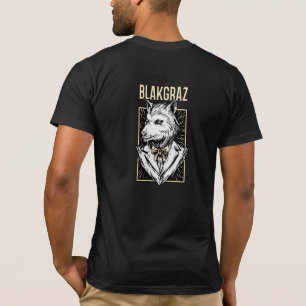 Blakgraz Werevarg Porträtt Hoodie T Shirt