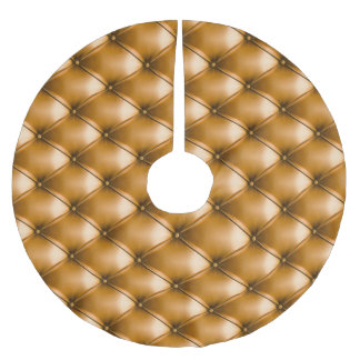 Blåkitttextil: Bakgrund för Retro Julgransmatta Borstad Polyester