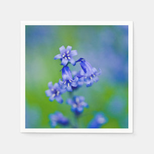 Blåklocka blommor Cocktail servetter av papper
