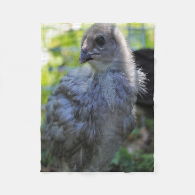 Blåklocka Fleecefilt (Framsidan)